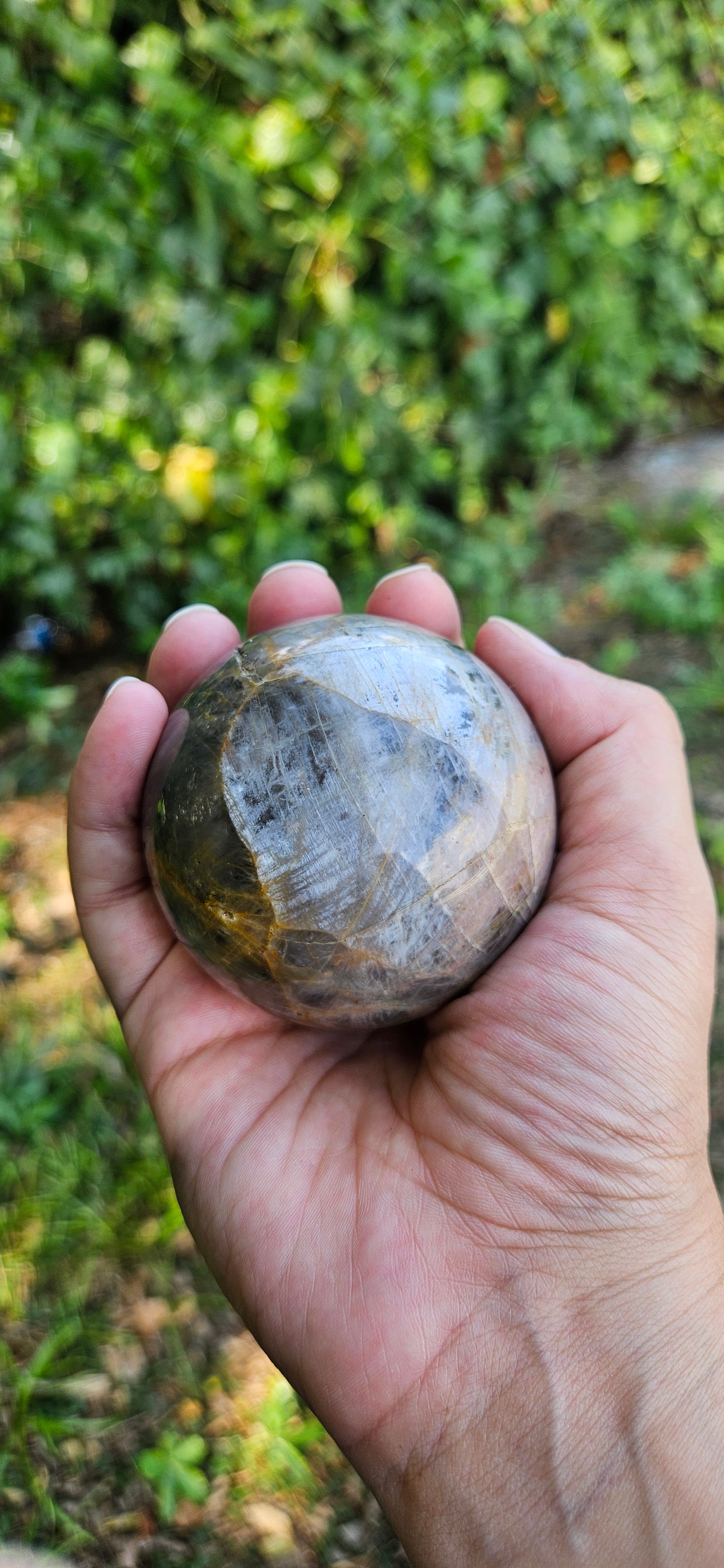 Black Moonstone Sphere (large)
