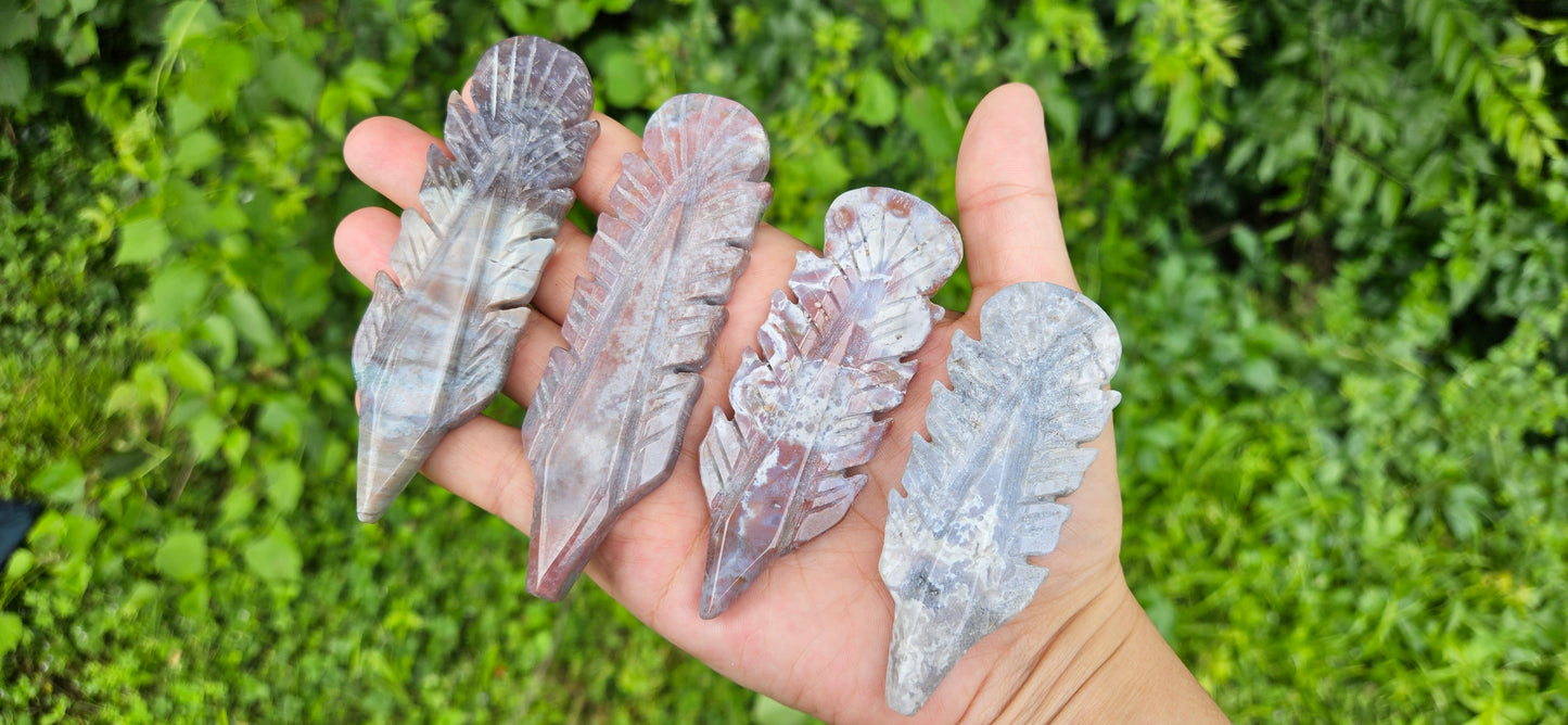 Ocean Jasper Feathers