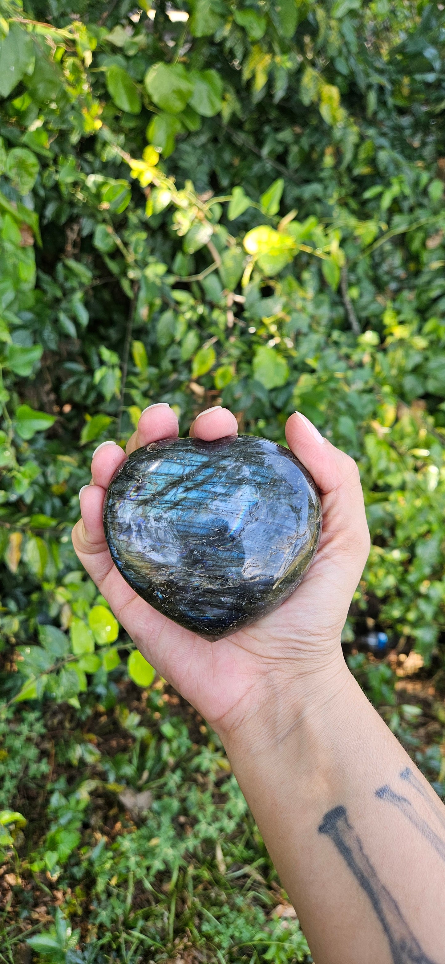 Labradorite Heart (large)