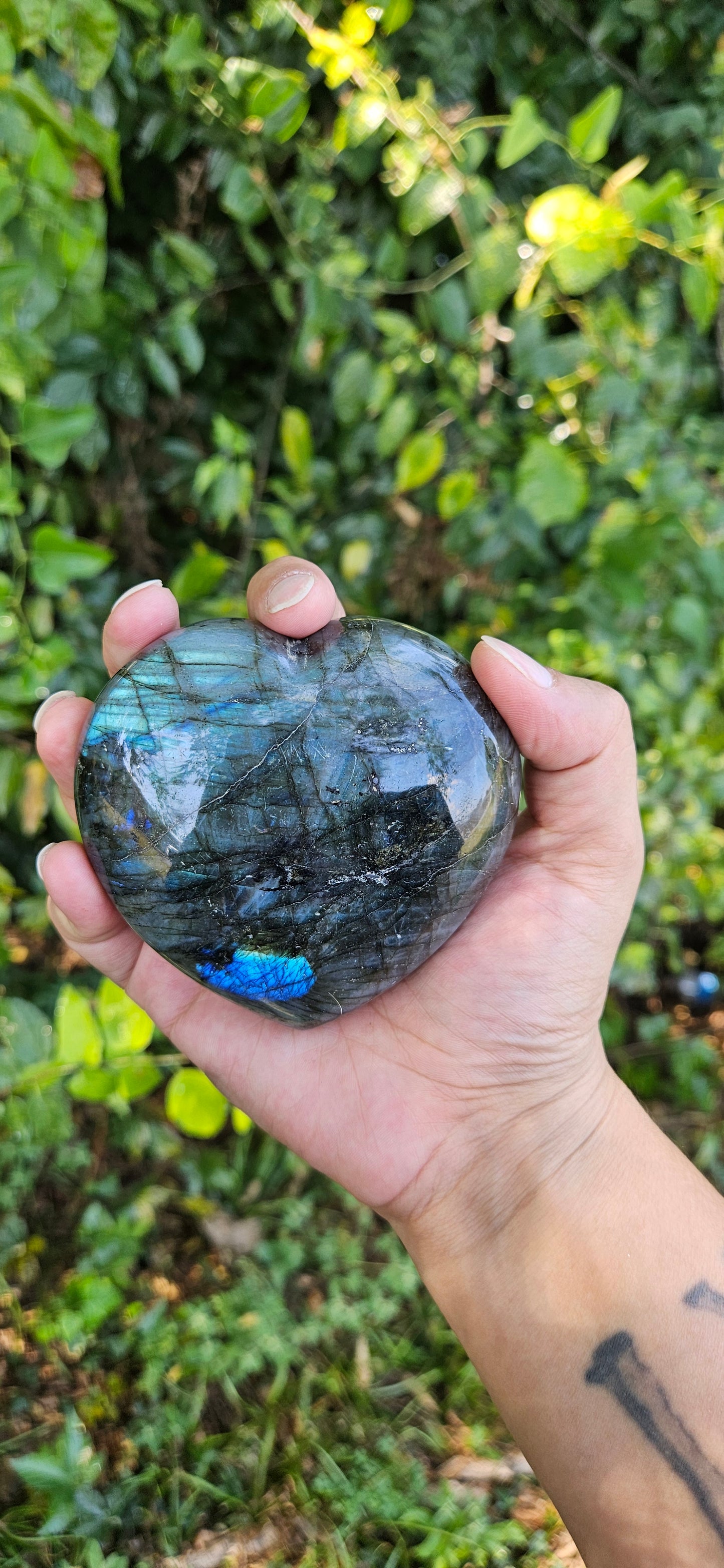 Labradorite Heart (large)