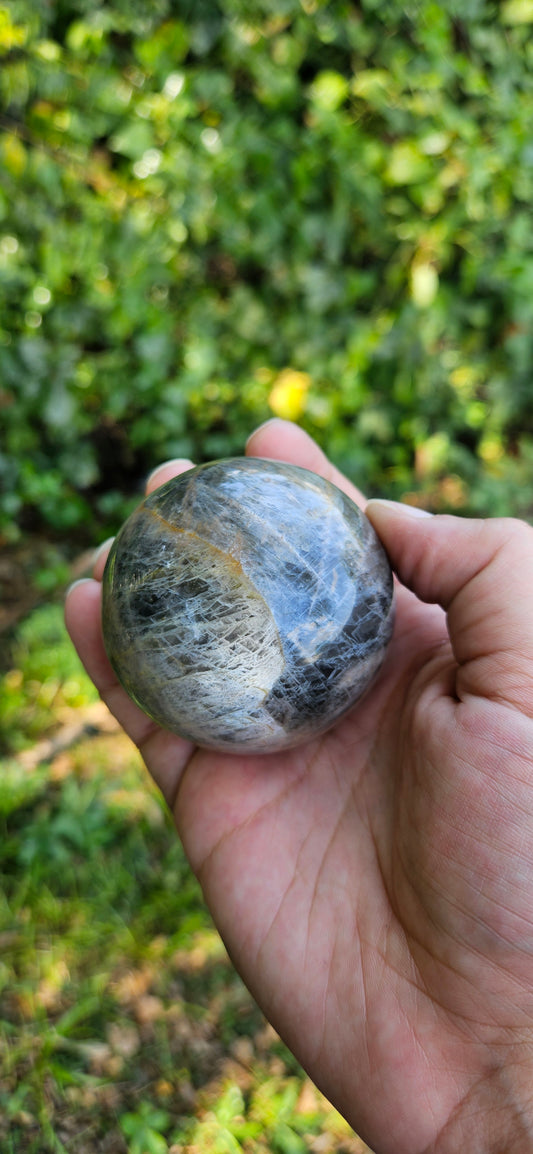 Black Moonstone Sphere (medium)