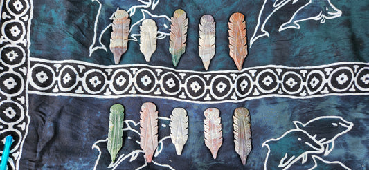 Ocean Jasper Feathers